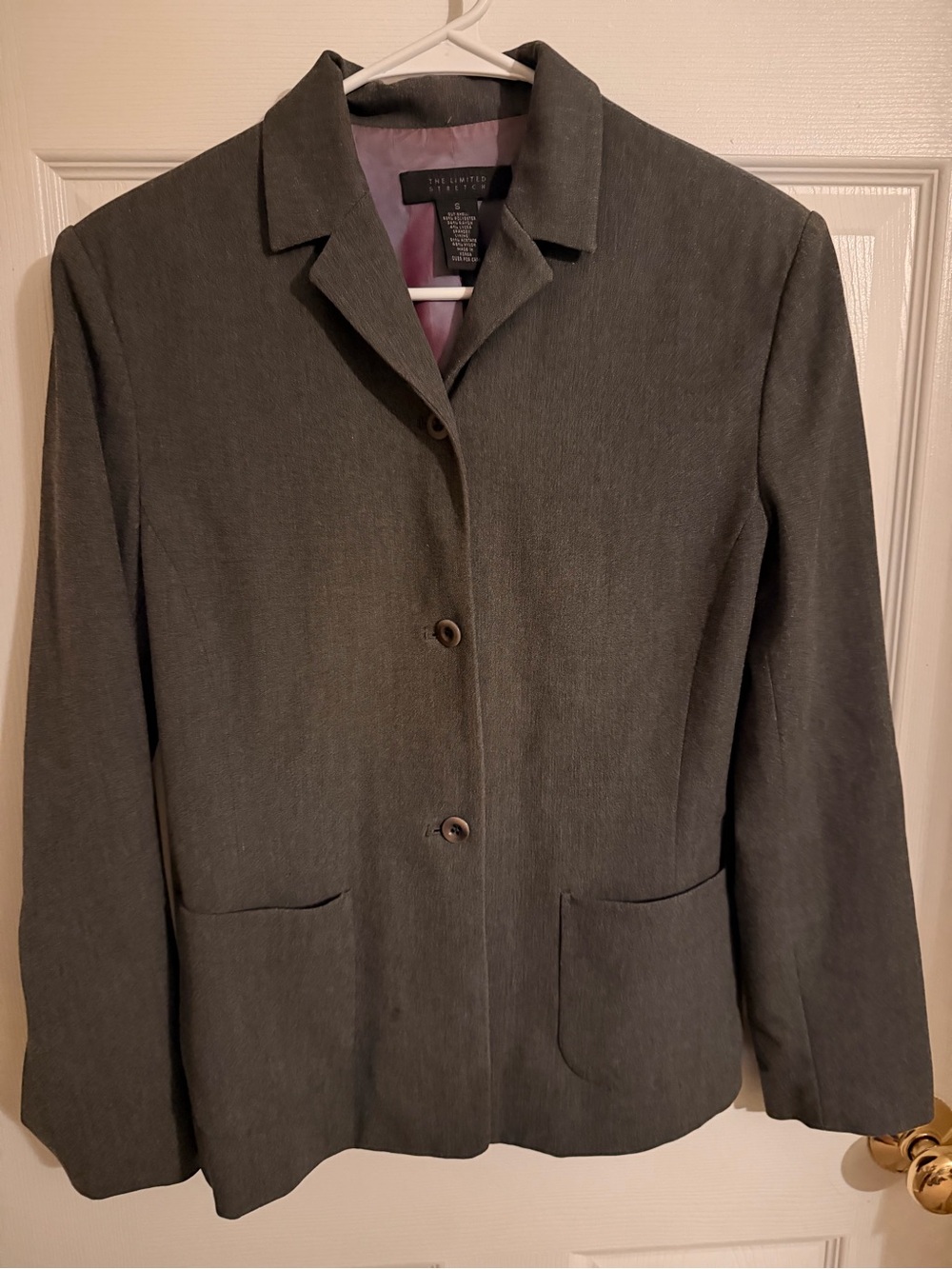 The Limited Gray Tailored Blazer Jacket